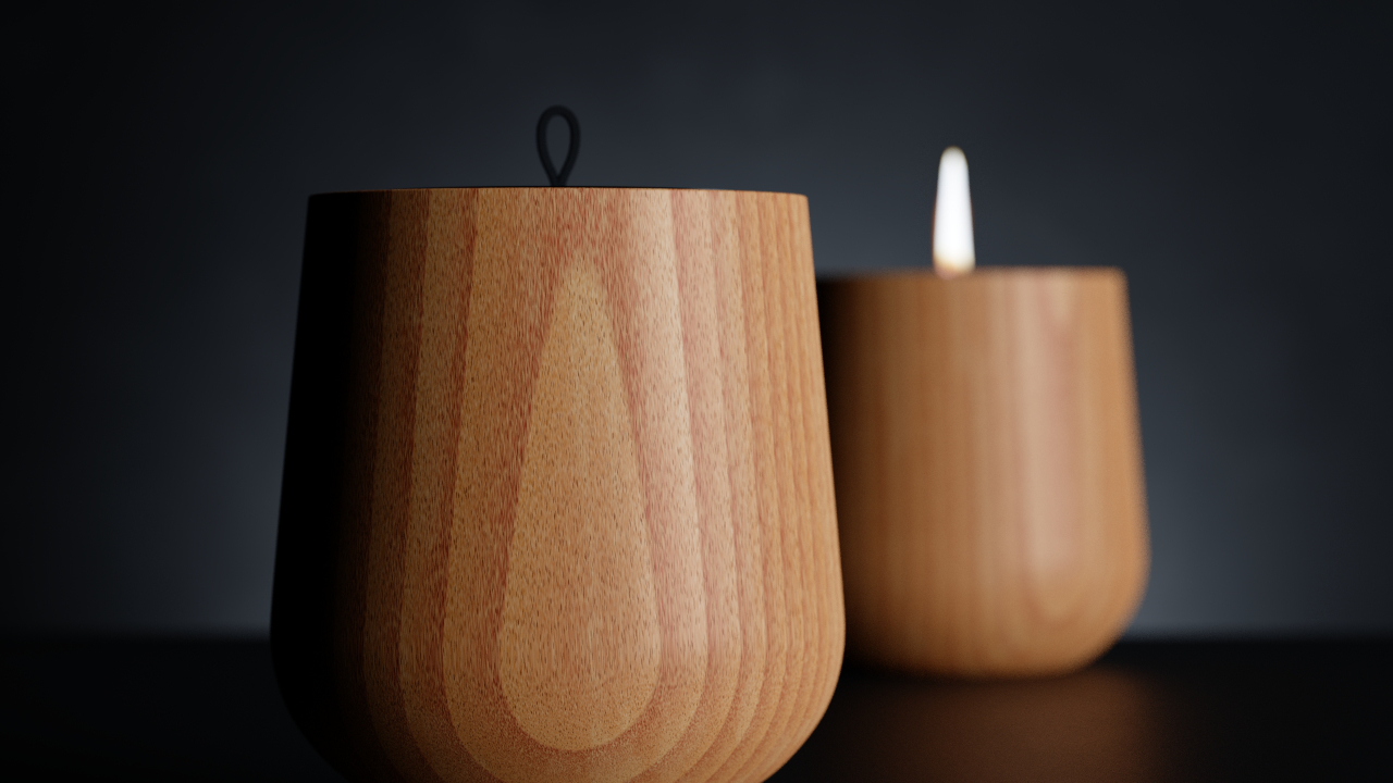 Phelouzat Design Candle Wooden SE720